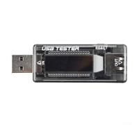 USB Current Voltage Tester, USB 3-20V Digital Display Portable Power Meter for Charger Mobile Devices(Gray)