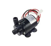USB DC 5V 12W Ultra-Quiet Mini Brushless Water Pump Fish Tank Waterproof Submersible Fountain Aquarium Circulating 280L/H Lift Water Flow Rate Control(12V 3P)