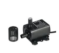 USB DC5V 4.8W Ultra-Quiet Mini Brushless Water Pump Waterproof Submersible Fountain Aquarium Circulating 300L/H Lift 300cm(4.8W)