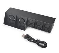 USB Design Cooler Cooling Fan Pad for PS4 Sony Playstation 4 - Rainyblue Turbo Cooler Black