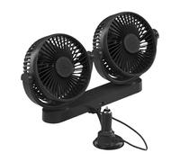 USB Desk Fan - Auto Cooling Fan | Portable Car | USB Car Auto Cooler | Cool Gadgets Air Conditioner 360 Degree Rotatable, 3 Speeds Suction Cup 12V 24V Cooler For RV Sedan Truck Van