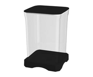 USB Desktop Aquarium 4K HD - Ornamental USB Aquarium Small Home Decor | 4.6" LED Acrylic Tank with Stylish Base and Random Coral Starting Bowl for Betta Fish in The