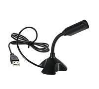 USB Desktop Microphone 360° Adjustable Microphone Support Voice Chatting Recording Mic for PC Mac with a USB port