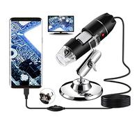 USB Digital Microscope, Bysameyee Handheld 40X-1000X Magnification Endoscope, 8 LED Mini Video Camera for Windows 7/8/10 Mac Linux Android (with OTG)