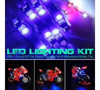USB DIY LED Light Lighting Kit For LEGO 42107 For Ducati Panigale V4 R Motorcycle
