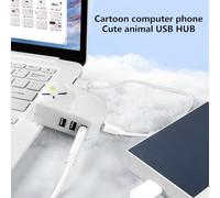 USB Dock Fun And Practical With 3xUSB2.0 Port Increases Connection For Laptops And Devices USB Splitter