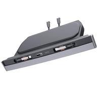 USB Docking Hub for Tesla Model 3 Model Y Waterproof - Fast Charger for Model Y/3 Accessories 2024 2023 2022 2021 Multi Port Retractable Docking Station, 100% Fit Center Console(Not Fit Model 3 2024)