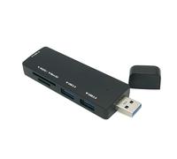 USB Docking Station, USB Port Adapter, 5Gbps USB Port Expansion Hub, Ultra Slim Data Hub, USB 3.0 and USB 2.0 Hub for Laptop, Business