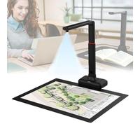 USB Document Scanner, A2 Commercial Book Scanner with OCR, Adjustable Height, Auto Correction, for Engineering, Medical, Education