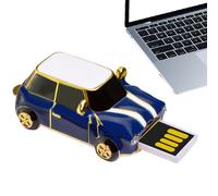 Usb Drive - Retro Automobile Storage, Small Capacity Memory Unit, Reliable File Saving Solution, Smooth Plug Design Ensures Easy Handling, Long Life Performance Gadget, Photo Music 0.94x1.77 Inches