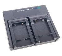 USB Dual Battery Charger for Pentax D-Li63 D-Li108 Optio L36 L40 LS465 LS1000 LS1100 M30 M40 M90 M900 NB1000 RS1000 RS1500 T30 V10 W30; For Sanyo Xacti VPC-T700 VPC-T800 VPC-T1060