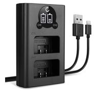 USB Dual Charger for Nikon Z fc Z 30 Z 50 Power Adapter Charging Cable