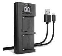 USB Dual Charger for Sony CCD-TR730E CCD-TR610 Power Adapter Charging Cable