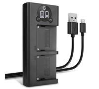 USB Dual Charger for Sony DCR-TRV350 Power Adapter Charging Cable