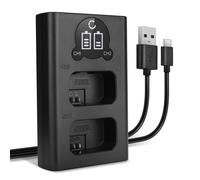 CELLONIC Smart & Fast NP-FW50 Dual Charger compatible with BC-VW1 USB Cable Charging Cable USB Power Supply