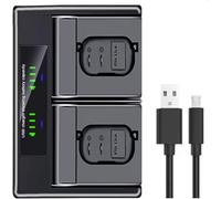 USB Dual Travel Charger Compatible with Leica BP-SCL6 Batteries, Leica Q3 SL3 Q3 43 Camera & BP-SCL6 Charger