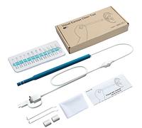 USB Ear Endoscope MASO 3 in 1 Digital Otoscope Inspection Camera Earwax Removal HD Visual Earpick Tool with Adjustable 6 LED Lights for Android and PC (Navy Blue)