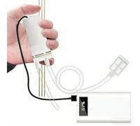 USB Electric Auto Siphon Pump for Home Brewing - Portable Self-Priming Liquid Transfer Tool with Silicone Hose for Wine Beer Mead Kombucha Racking Bottling 1M 1.6M Options White(1Meter)