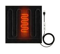 USB Electric Blanket - 5V Heated Quilt Portable Size Warm Cover Student Dormitory Bedding Power Bank Compatible | Construction Site Travel Car Charger Thermal Comfort Wrap