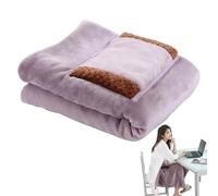 USB Electric blanketThrow - Heated Low Voltage blanketFor Winter | 80x60cm Pink Cashmere Flannel Blanket, Single Heating Sheet 10x20cm, Safe USB Powered, Perfect for Couch Sofa Home Offic