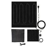 USB Electric - Heated Car Blanket for Cold Weather Comfort | Fast Heating Travel Throw with Low Power Draw & Compact Fold Storage Feature for Office Naps, Camping, Sofa Use and Foot Pad Warmth