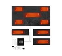 USB Electric Heated Pad | Electric Cloth Heater Pads - Comfortable USB Clothes Heating Pads Set for Winter Night Camping