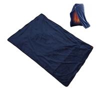 USB Electric Heated Throw Blanket, Wearable Heated Shawl with Adjustable Temp Settings, Portable Washable Body Warmer for Home Office Travel, Multifunctional USB Heating Pad for Adults, Navy Blue