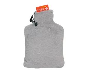 USB Electric Hot Water Bottle, Adjustable Temperature Heating Bag, 11.8x7.8 Inches Plush Warm Water Bottle with Safe Build, Winter Comfort Tool, Relaxation Gadget with Soft Design, Home & Office Acces