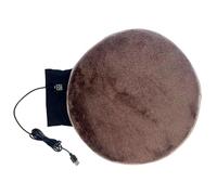 USB Electric Seat Warmer Cushion, Thickened Plush Heating Pad, Portable for Car Home Heated Seat Pad USB Powered Warming Cushion for Chair Adjustable Temperature Car Home Portable Cover