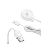 USB Electric Toothbrush Charger Compatible with Braun Oral B Pro Series, Genius X, Pro 3500 3900 Smart 4000, Kids Models, Type 3757 Inductive Charging Base, Portable Waterproof Tooth Brush USB Charger