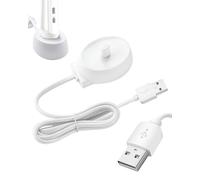 USB Electric Toothbrush Charger Compatible with Braun Oral B Pro Series, Genius X, Pro 3500 3900 Smart 4000, Kids Models, Type 3757 Inductive Charging Base, Portable Waterproof Tooth Brush USB Charger