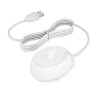 USB electric toothbrush charger compatible with Oral-B Braun Pro 3, iO3, iO4, iO5, iO6, Model 3757, Kids Vitality 100, Genius X, Inductive USB docking station power cord IP67 waterproof design.