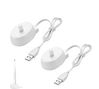 USB Electric Toothbrush Charger for Braun Oral-b, Waterproof Inductive Replacement Charging Base for Oral-B Pro 3 3500 Pro 2 Pro 1 650 iO3 iO4 iO5 iO6 Vitality Genius X Type 3757, Genius/Pro/Smart
