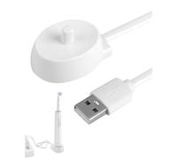 USB Electric Toothbrush Charger for Oral B Toothbrush Charger Type 3757 Inductive Charging Base Waterproof Potable Power Cord Cable Compatible with Braun Oral-B Pro 3 3500 Pro 2 2500 Pro 1 650 iO3
