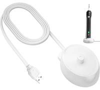 USB Electric Toothbrush Charger Replacement for Oral B Compact & Travel Waterproof Universal Inductive Charging Base Compatible with Braun Oral-B iO3 iO4 iO5 iO6 3757, 3FT Power Cord Cable