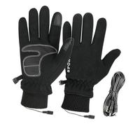 USB Electric Warmed Gauntlets Northern Soft Lined Touch Panel Fingertips for Backpacking Backpacking Harsh Weather Security Winter Warm Gauntlets with USB