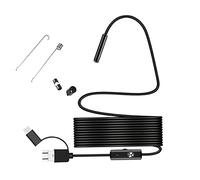 USB Endoscope 3 in 1 OTG Phone Borescope 5.5mm Waterproof Inspection Snake Camera with LED Light Auto Part USB Endoscope OTG Phone Borescope Inspection Snake Camera