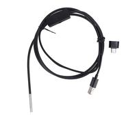 USB Endoscope Camera, Type C Borescope with 6 Adjustable LED Lights, HD Industrial Inspection Camera 3.9mm Lens 1m Cable 3 8cm Depth of Field for Car Repair Pipe Sewer I