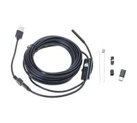 USB Endoscope Camera With 6 Adjustable LED Lights Borescope Snake Waterproof Plumbing Inspection For Phone Industrial Camera Tool
