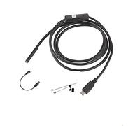 USB Endoscope MASO 5.5MM 2 in 1 IP67 Waterproof Borescope Inspection Camera with 6 Led and 5.5M Snake Cable USB Adapter for Android Phone Tablet Device - Cable length: 5M