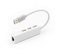 USB Ethernet USB Hub To RJ45 Lan Network Card 10/100 Mbps Ethernet Adapter Compatible With M IOS Laptop PC Windows RTL8152 USB 2.0 Hub