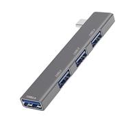 USB Expander Hub - Aluminum Alloy Port Hub, Type-C Hub Extension, Provides Effective Heat Dissipation, Computer Base, Office Accessories, Peripheral, Laptop