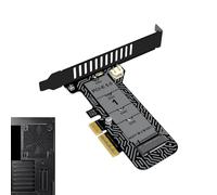 USB Expansion Board - Port Extender, Connection Panel for Hard Disk Enclosure, Alloy Data Hub with Extra Ports, Computer Accessory, Link Array for Network Upgrade and System Enhancement