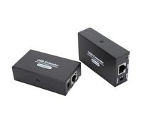 USB Extender Via Cat5e/Cat6/CAT7, USB 2.0 Ethernet Extender Up to 120M with 4 USB 2.0 Hubs, USB RJ45 Extender Plug and Play for All Operating Systems, Keyboard and Mouse