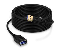 USB Extension Cord to USB A Extender Cable 6FT,USB3.0 Extension Cables Type USB A to A Cable Male to Female Cord High Data Transfer for HP Printer Webcam,USB Keyboard,Flash Drive,Hard Drive,Mouse