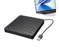 USB External Hard Drive 5Gbps - Backup Data Reminder, Multifunctional Movie Player | High Speed Optical 3.0 Storage Device, Mobile Burner Emerge