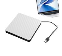 USB External Hard Drive, 8X Speed Usb3.0 Optical Drive Computer, USB External Storage Hard Drive, Portable Data Recorder, Multiuse Burner Driver for Playing Movie Installing Software Back Up Data