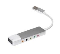 USB External Sound Adapter Fiber Optic SPDIF Input/Output to Enhance Your Sound Experience