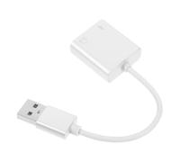 USB External Sound Card Converter for Microphone and Computer Headset