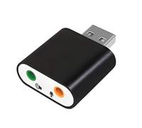 USB External Stereo Sound Adapter for Windows and Mac - Plug and Play, Driverless USB Type-A with Stereo Output and Mono Microphone Input, Usb to Headphone Jack Adapter, for Enhanced Audio Experience